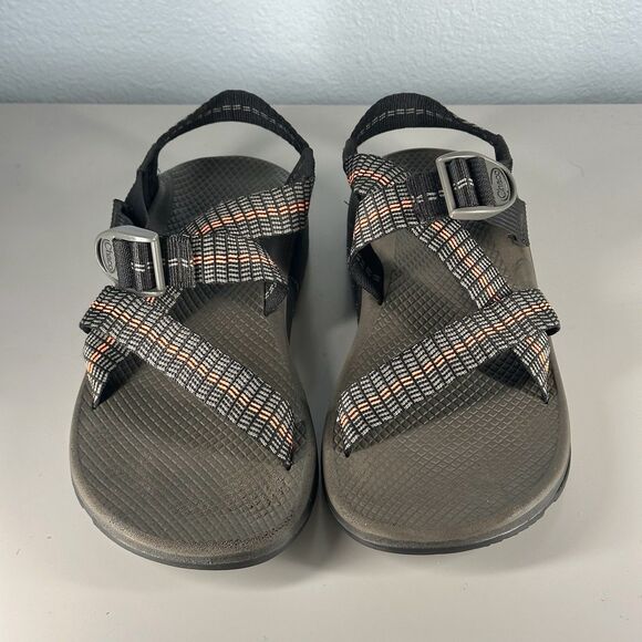 Chaco Z/Cloud Men's Size 9 Shoes Black Gray Adjustable Outdoor Casual Sandals - Picture 3 of 15